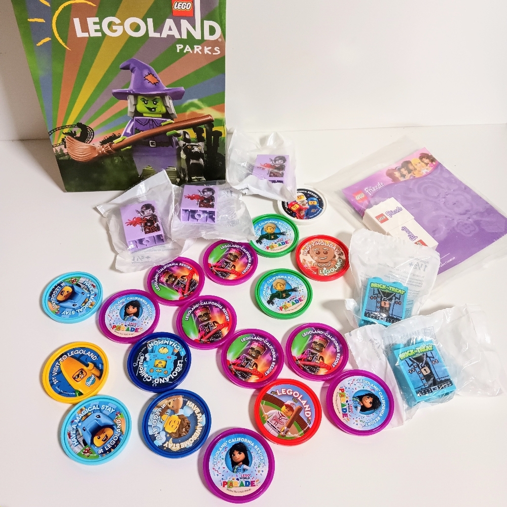 Legoland Pop Bage and Duplo Brick Lot Halloween and More